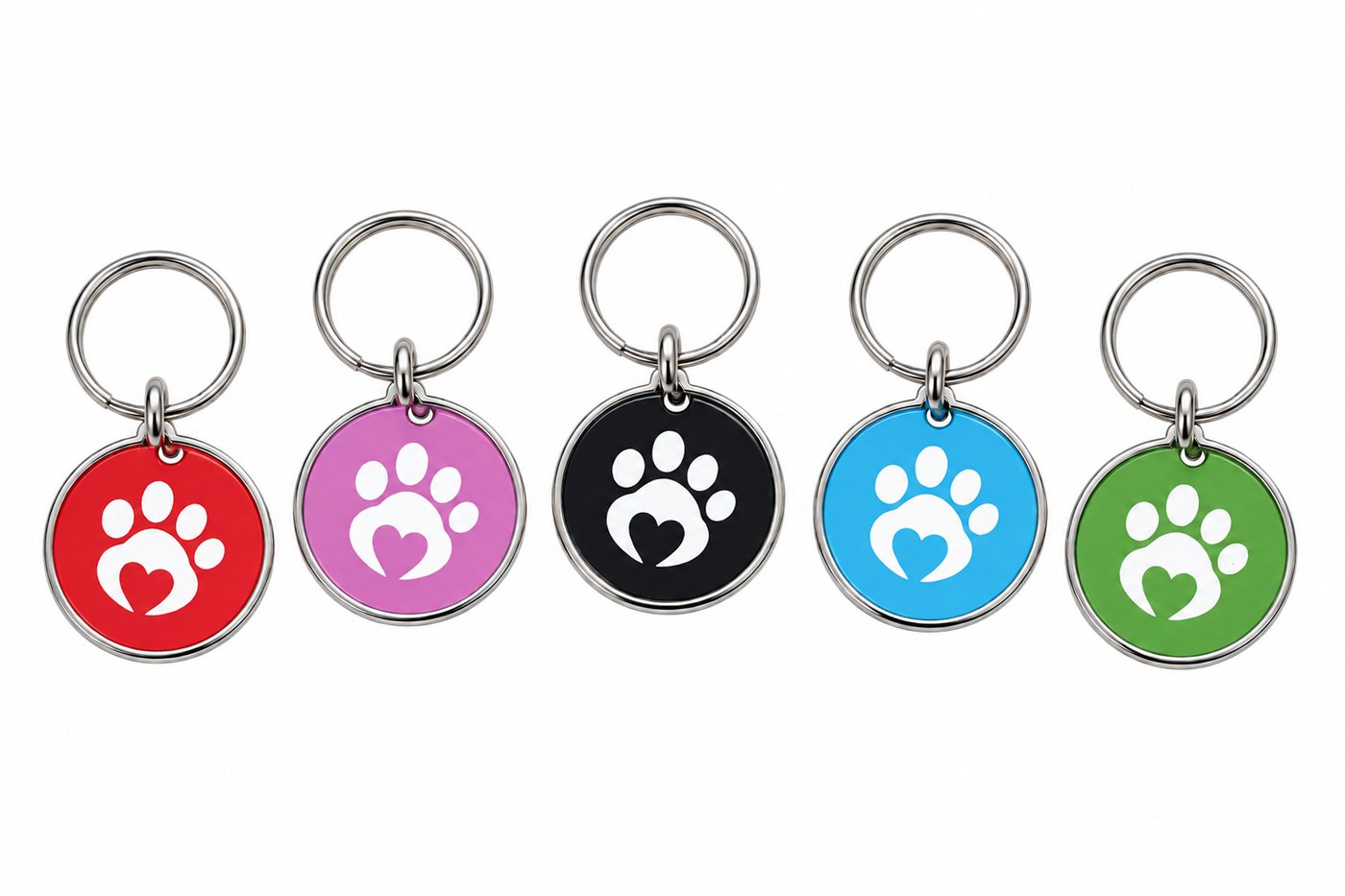 Les cinq couleurs de la médaille Pet Angel